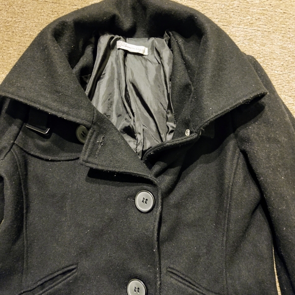 COPY - - Black Peacoat - Picture 2 of 7